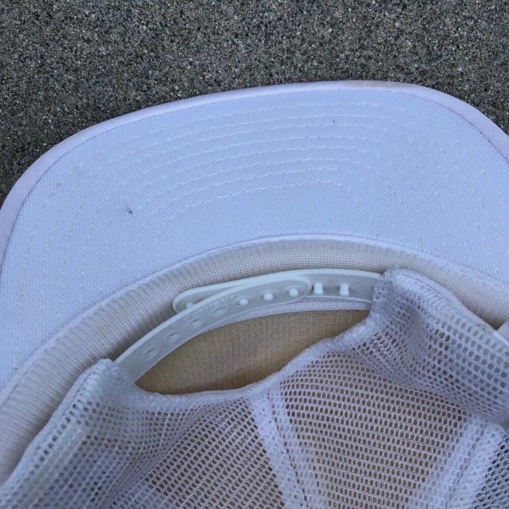 VTG 90s BASS PRO SHOPS Trucker Hat Men's One Size White Adjustable Cap Taiwan - Picture 3 of 6